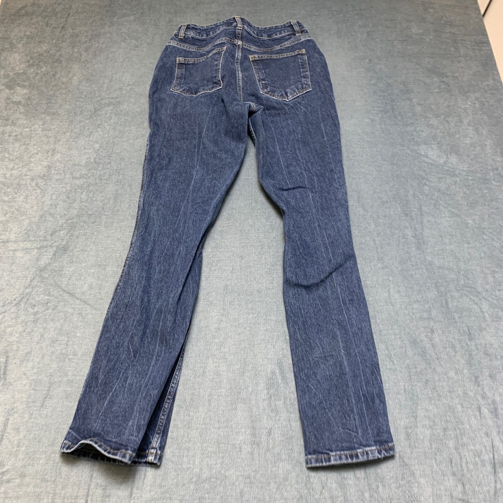 New Look Flared Brooke Jeans Womens 6 Blue Denim Medium Wash Pockets Button Fly